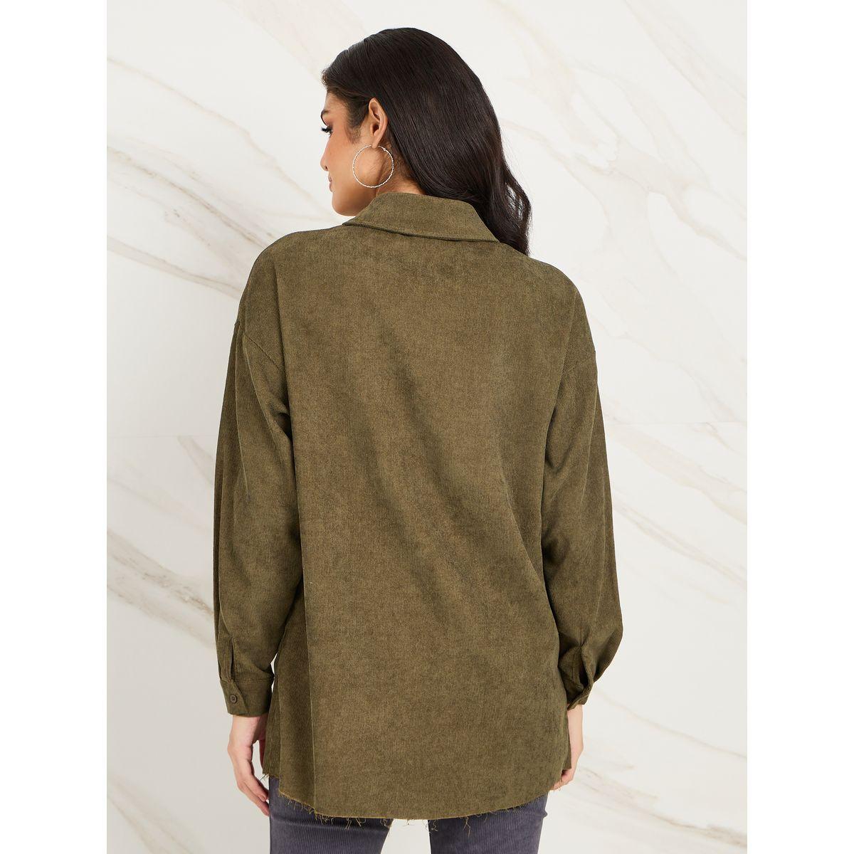 بلوزة كوردروي واسعة بأزرار غلق-women-clothing-shirtsandblouses-shirts-image-5