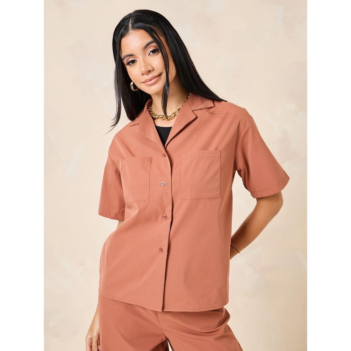 Styli Utility Pocket Resort Collar Shirt-women-clothing-shirtsandblouses-shirts-image-4
