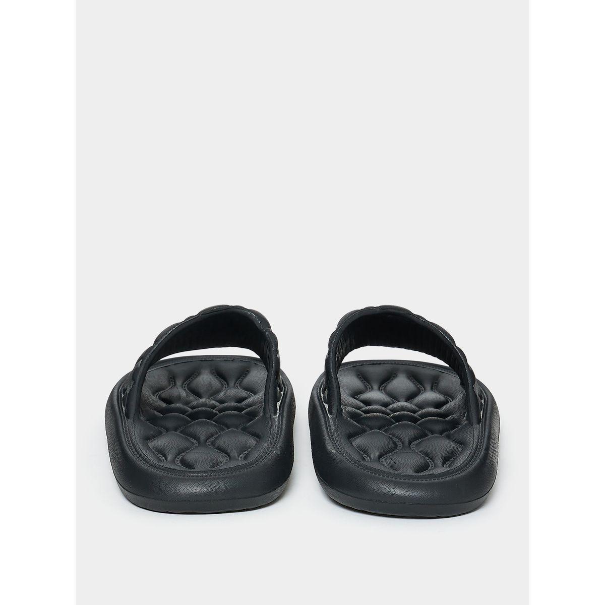 Styli Textured Comfort Open Toe Slip On Slides-men-shoes-flipflopsandslides-image-3