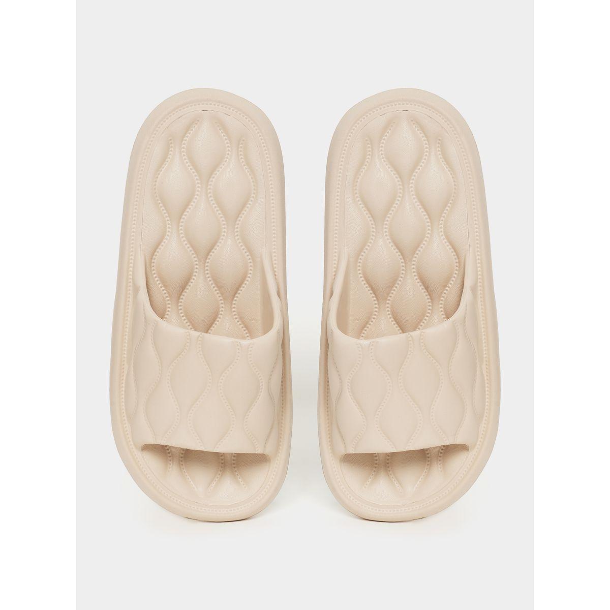 Styli Textured Comfort Open Toe Slip On Slides-men-shoes-flipflopsandslides-image-4