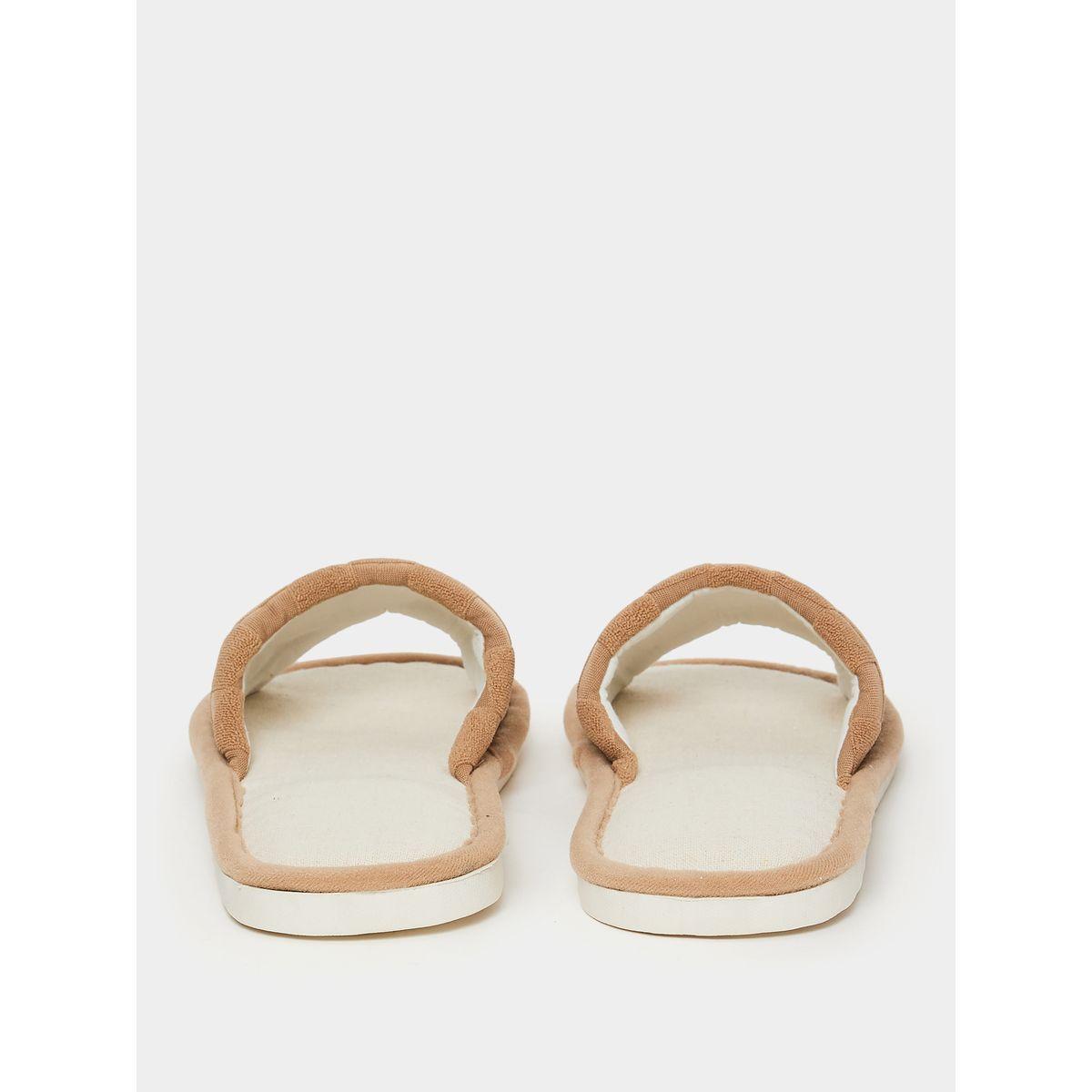 Styli Checked Texture Open Toe Bedroom Slippers-men-shoes-flipflopsandslides-image-3