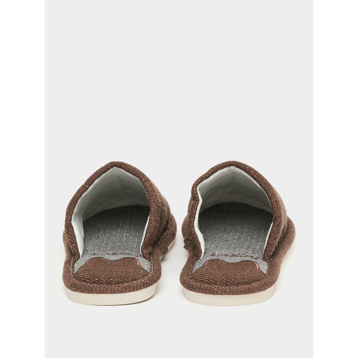Styli Embroidery Detail Closed-Toe Bedroom Slippers-women-shoes-bedroomslippers-image-3