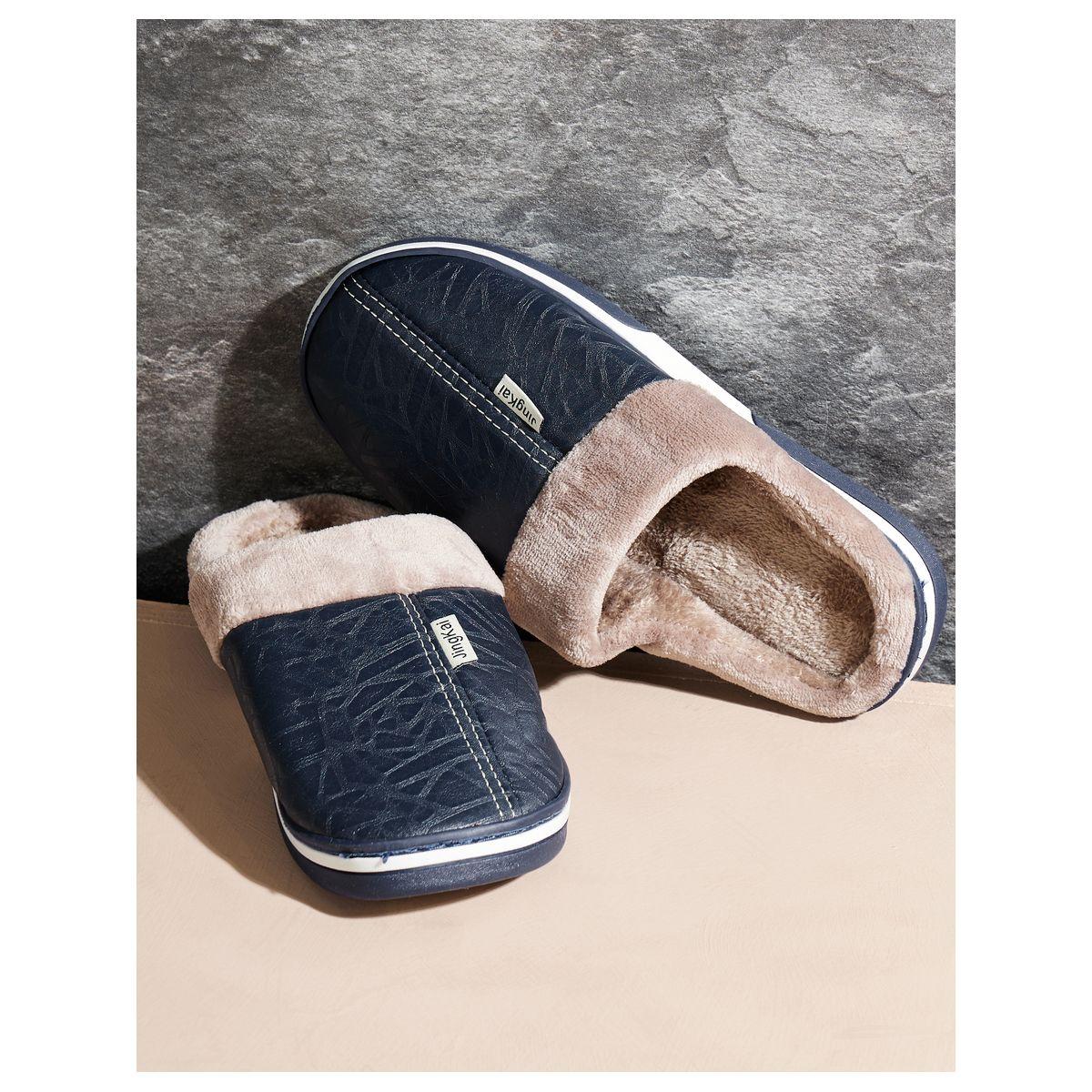 Styli Soft Velvet Closed-Toe Bedroom Slippers-men-shoes-flipflopsandslides-image-8