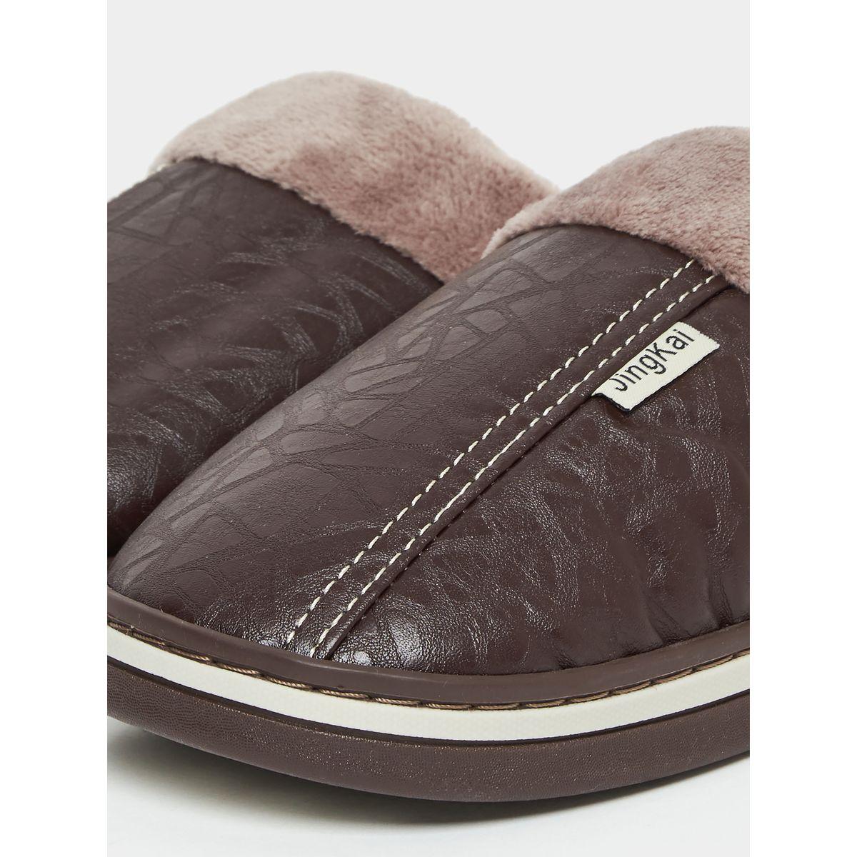 Styli Soft Velvet Closed-Toe Bedroom Slippers-men-shoes-flipflopsandslides-image-5
