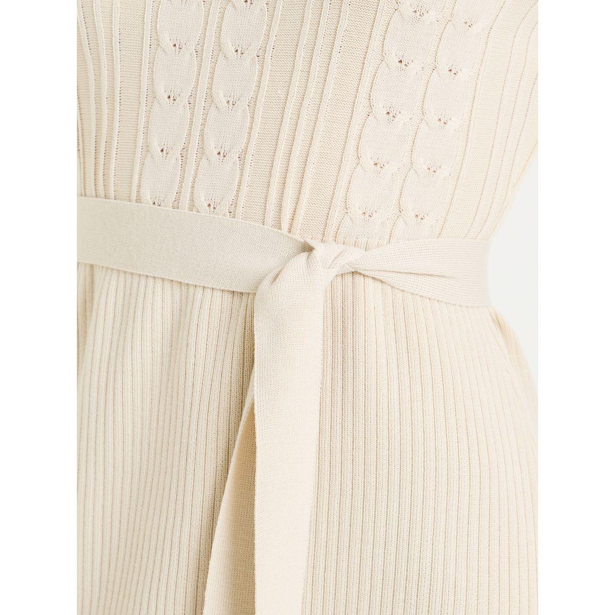 Styli Cable Knit A-Line Knee Length Dress-women-clothing-dresses-image-3