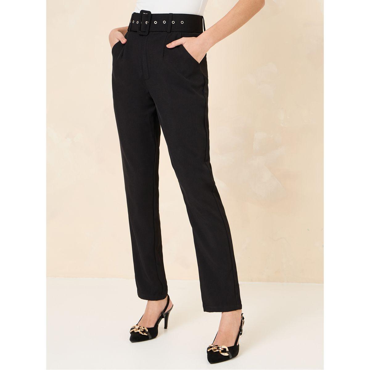 بنطال بقصة مستدقة مع حزام-women-clothing-bottoms-trousers-image-2