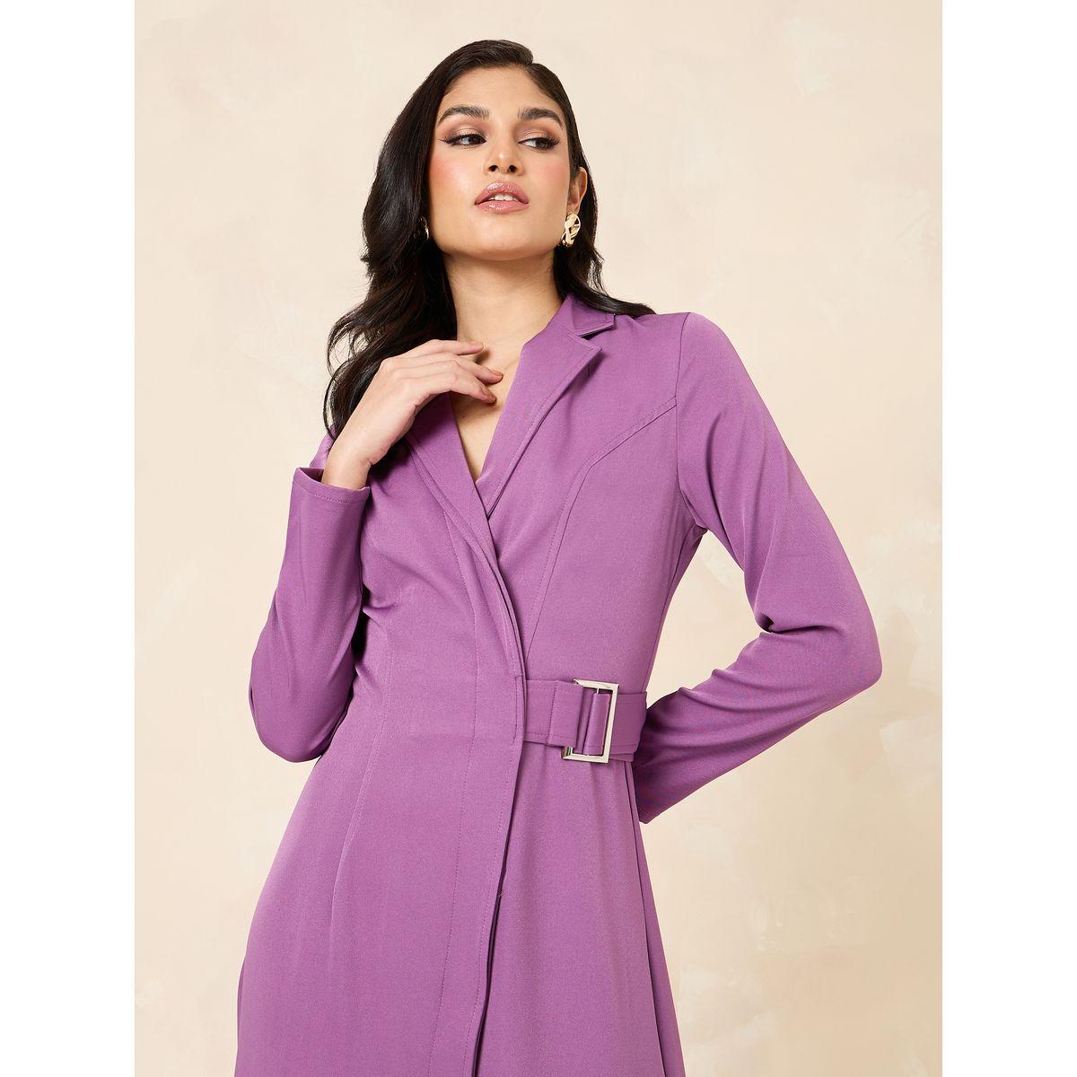 Styli Notch Lapel Wrap Blazer Midi Dress-women-clothing-dresses-image-2
