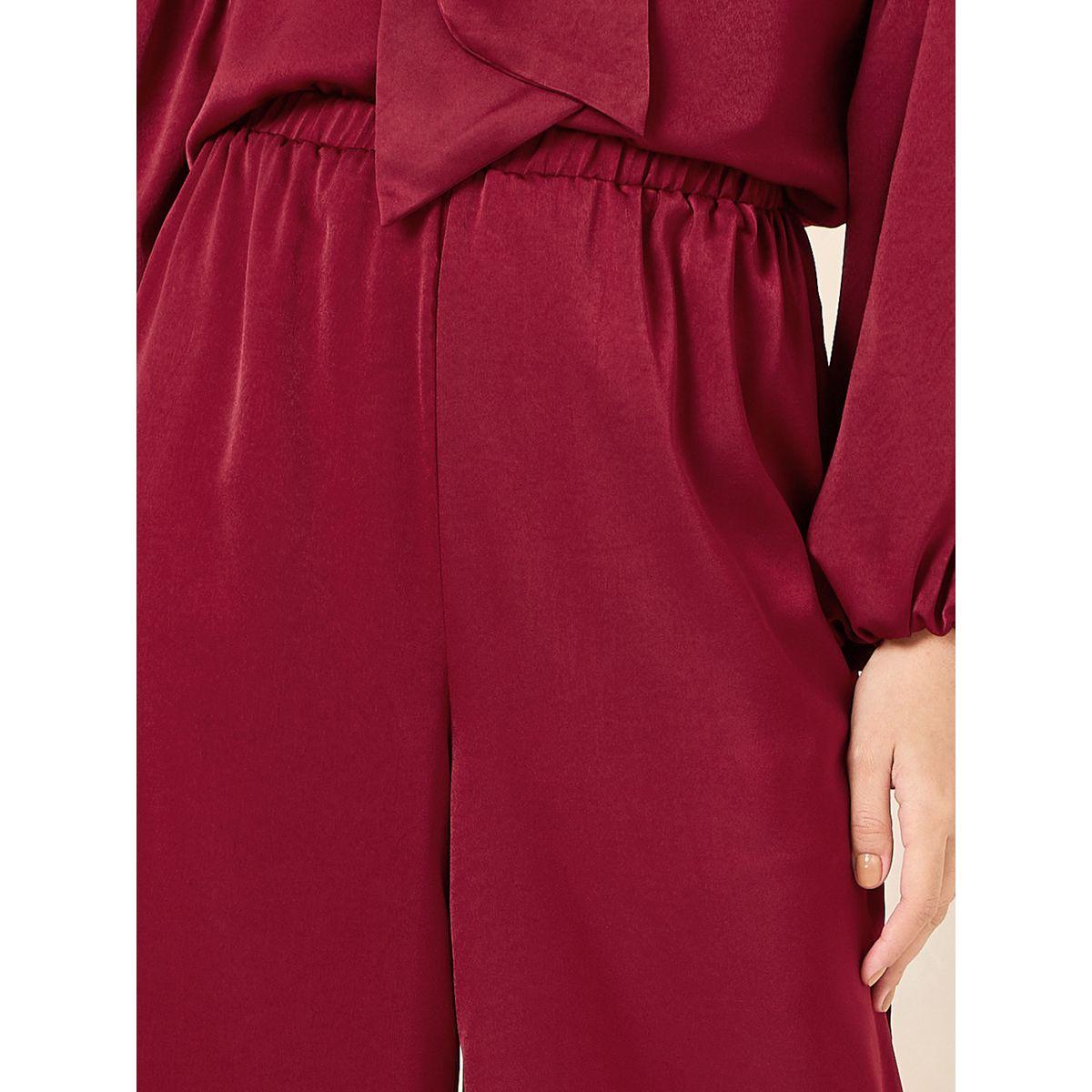 Styli Satin Flowy Wide Leg Trouser-women-clothing-bottoms-trousers-image-3
