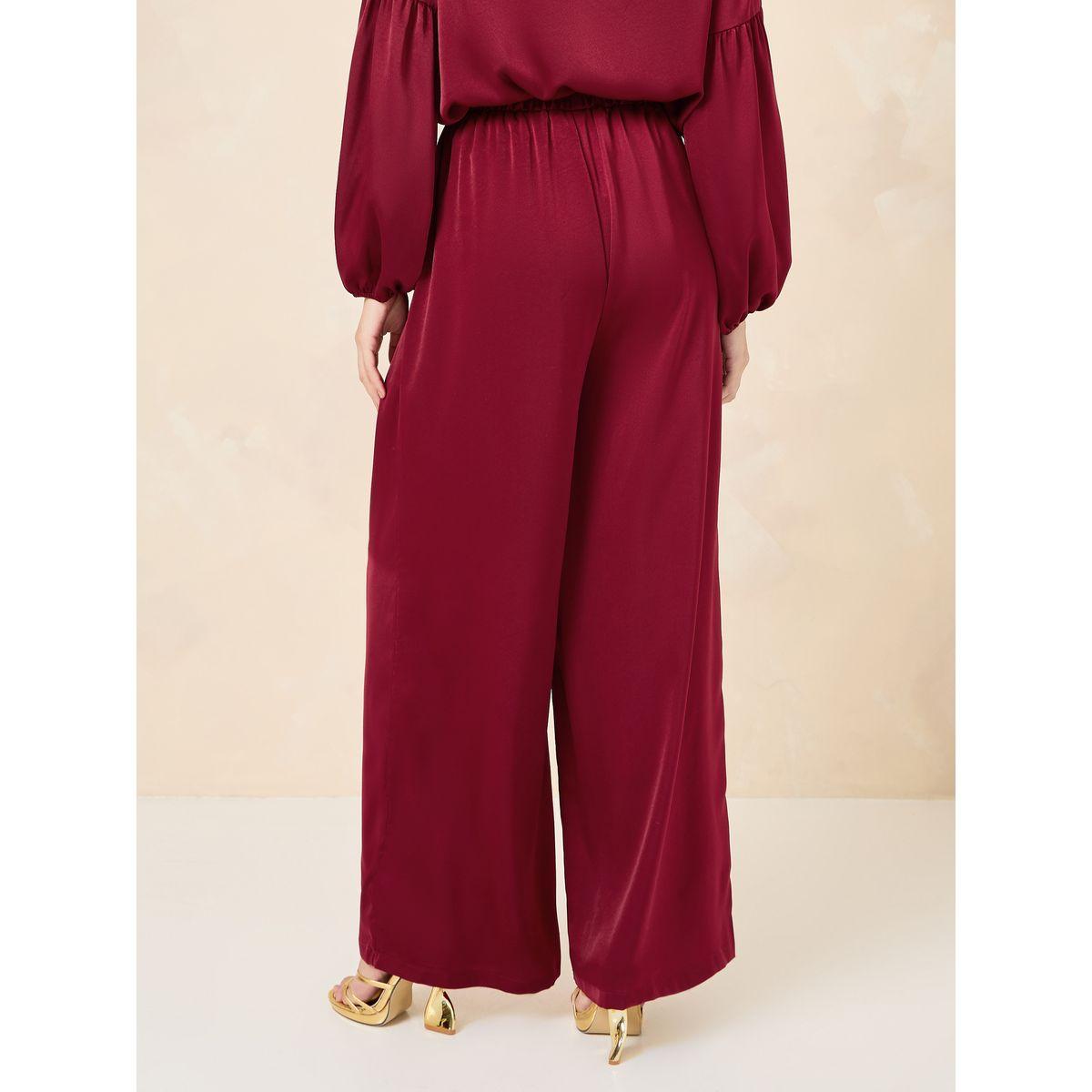 Styli Satin Flowy Wide Leg Trouser-women-clothing-bottoms-trousers-image-4
