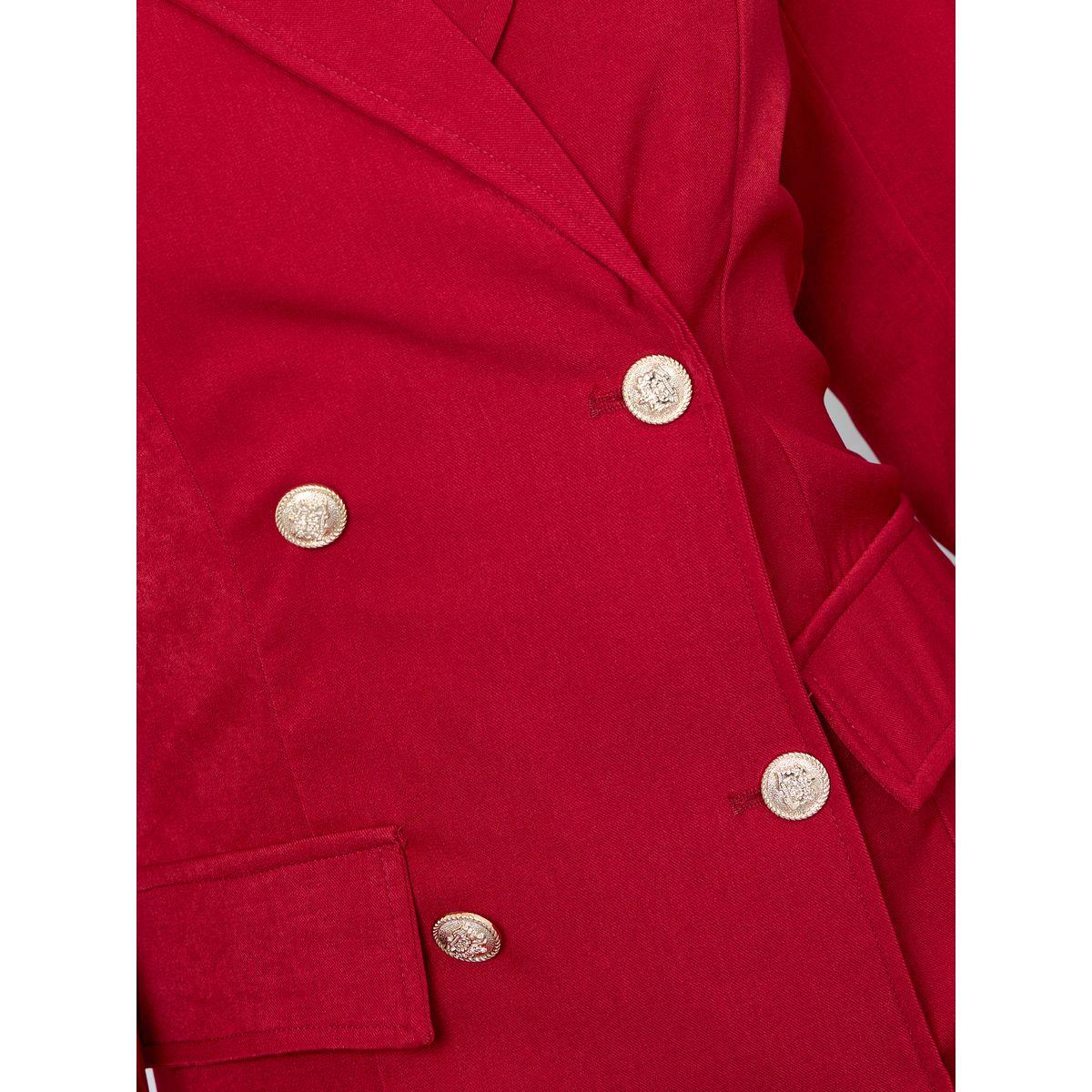 Styli Pleated Hem Blazer Knee Length Dress-women-clothing-dresses-image-3