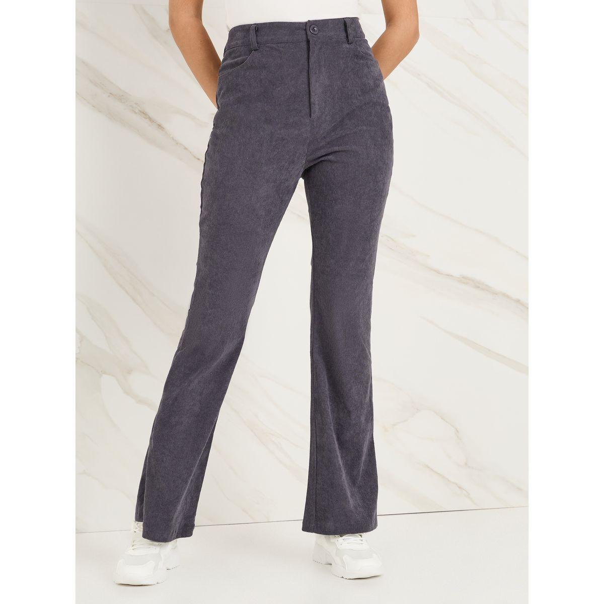 بنطال كوردروي بخصر عالي-women-clothing-bottoms-trousers-image-2