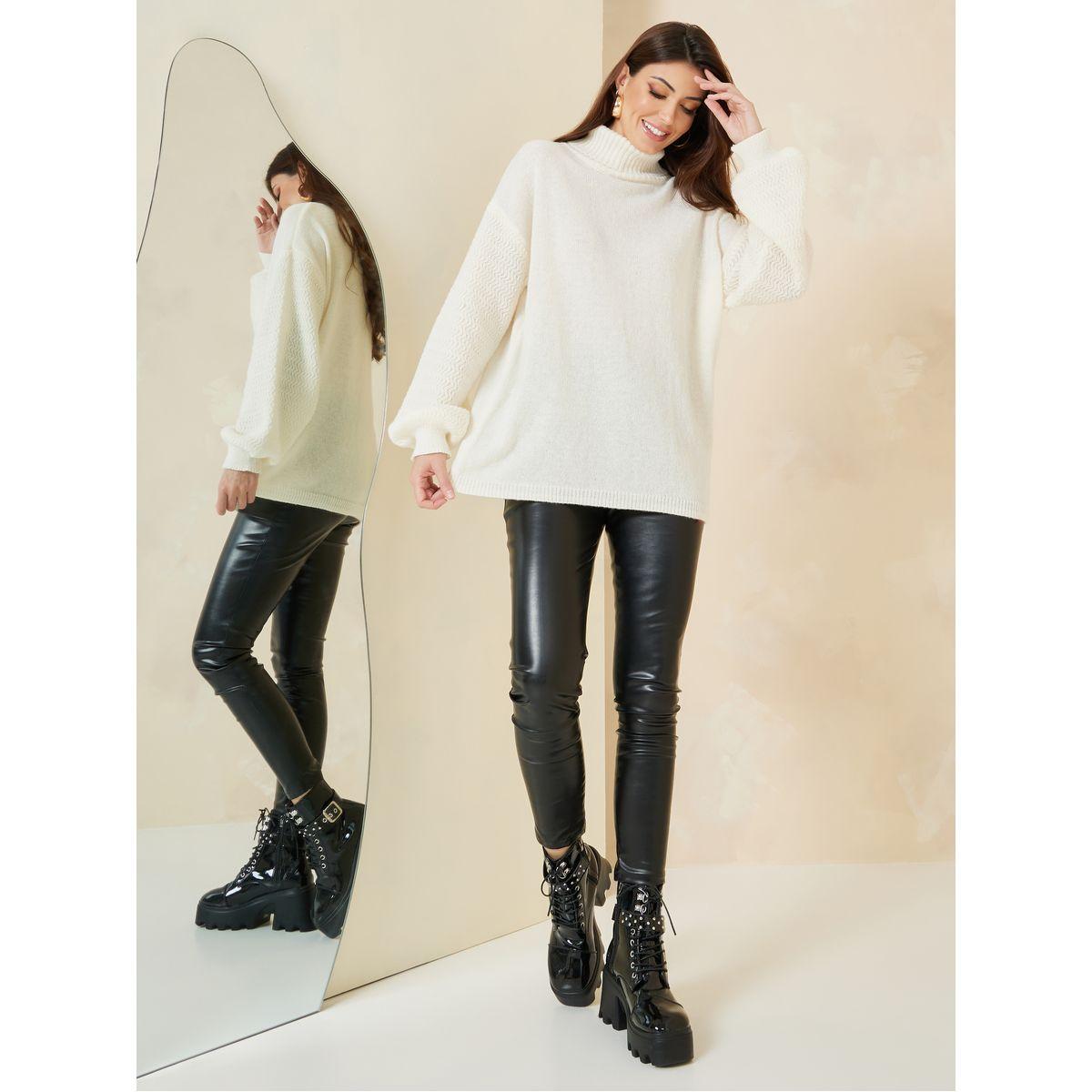 Styli Oversized Volume Sleeve Turtle Neck Sweater-women-clothing-cardigansandjumpers-jumpers-image-1
