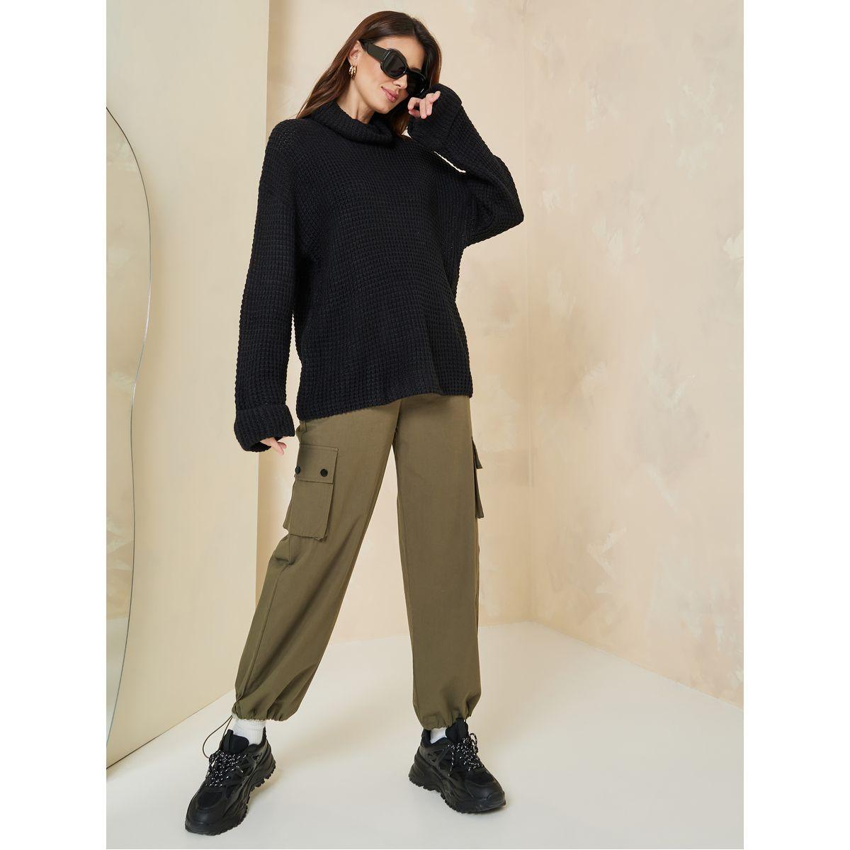 Styli Oversized Chunky Knit Turtle Neck Sweater-women-clothing-cardigansandjumpers-jumpers-image-2