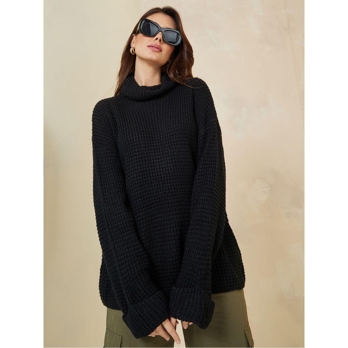 Styli Oversized Chunky Knit Turtle Neck Sweater-women-clothing-cardigansandjumpers-jumpers-image-4