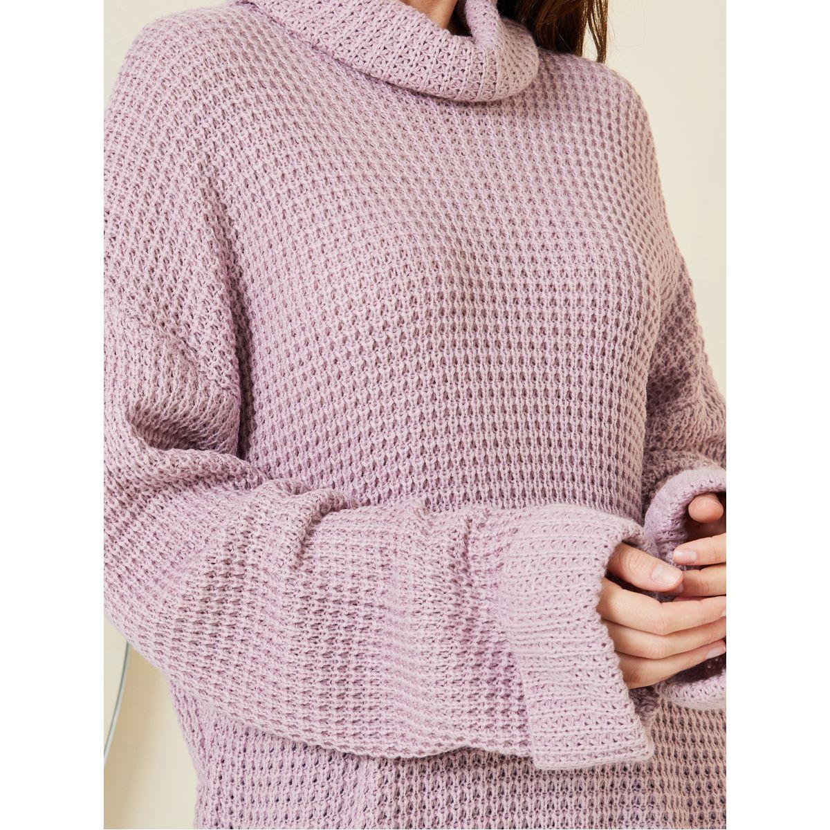 Styli Oversized Chunky Knit Turtle Neck Sweater-women-clothing-cardigansandjumpers-jumpers-image-4
