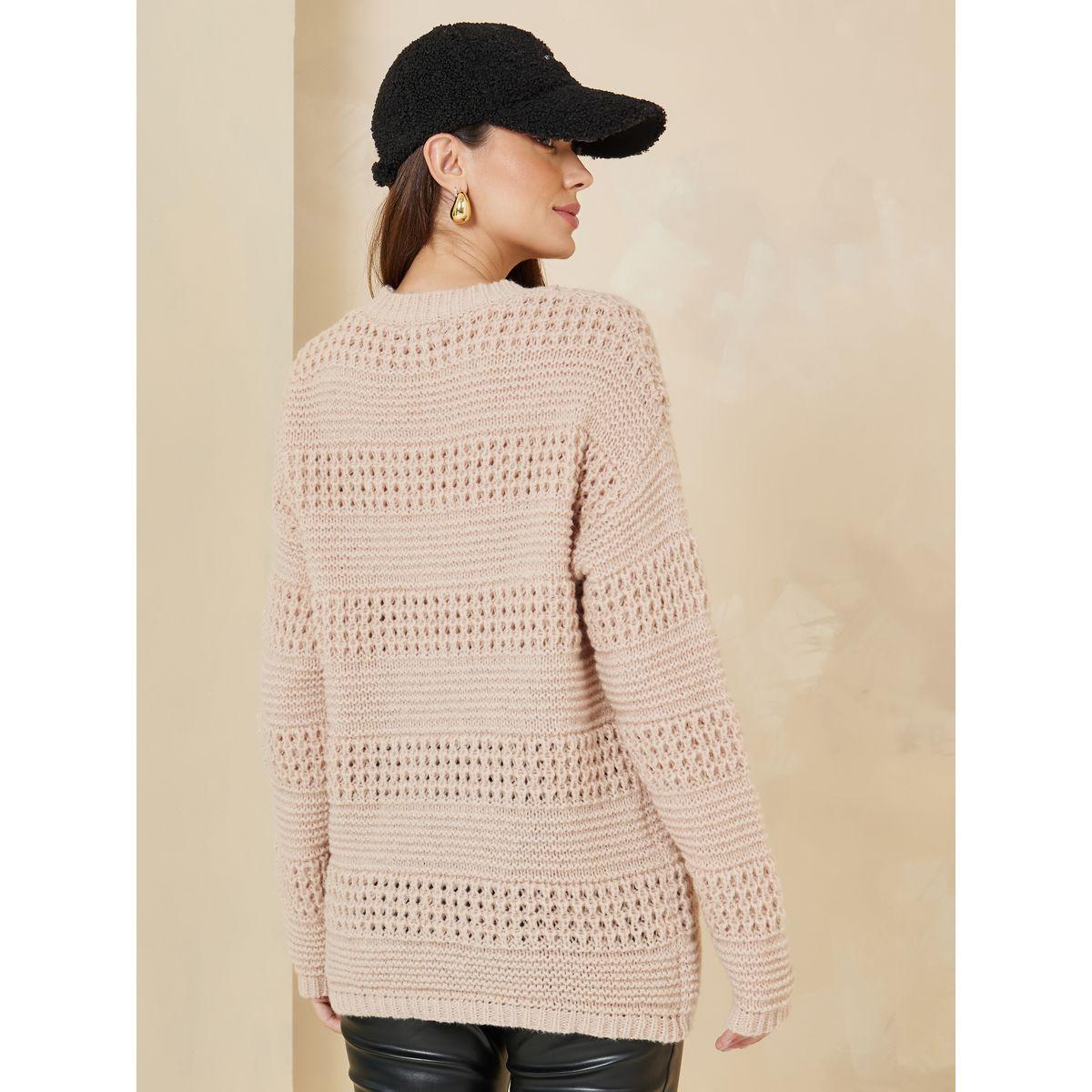 Styli Textured Chunky Knit Oversized Sweater-women-clothing-cardigansandjumpers-jumpers-image-5