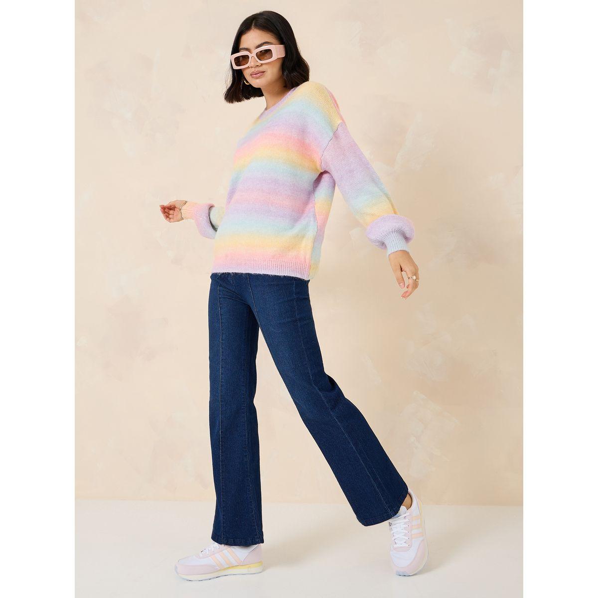 سويتر مخطط بقصة بوكسي-women-clothing-cardigansandjumpers-jumpers-image-2