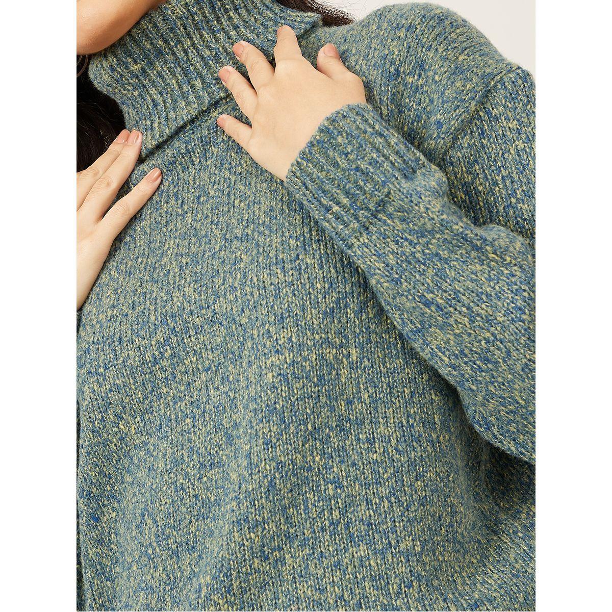 Styli Oversized Chunky Knit Mixed Yarn Sweater-women-clothing-cardigansandjumpers-jumpers-image-3