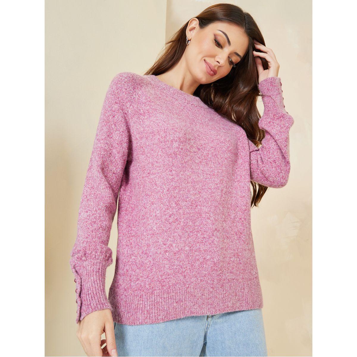 سويتر طويل بقصة عادية-women-clothing-cardigansandjumpers-jumpers-image-1
