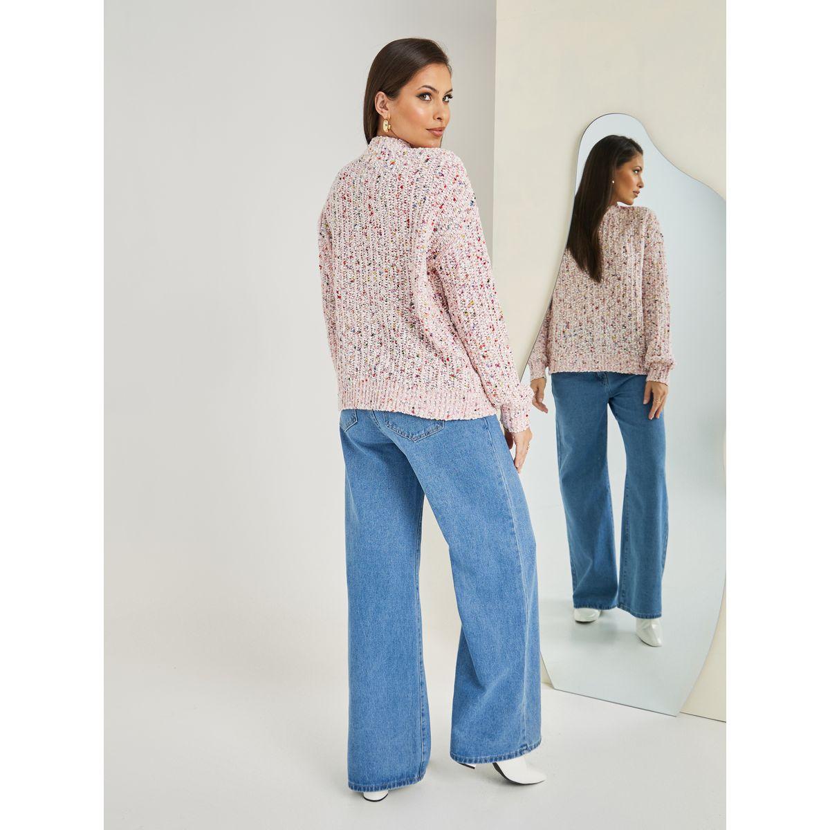 Styli Regular Fit Mixed Yarn High Neck Sweater-women-clothing-cardigansandjumpers-jumpers-image-5