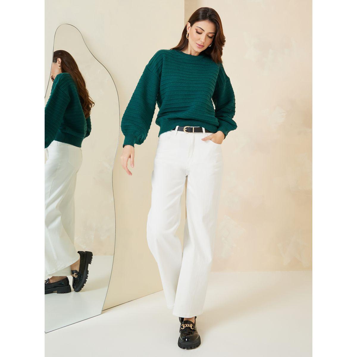 سويتر كاجوال بأكمام فوليوم-women-clothing-cardigansandjumpers-jumpers-image-2