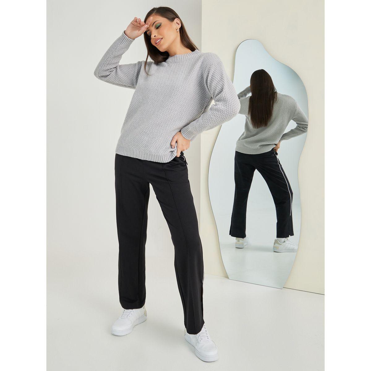 Styli Oversized Regular Length Textured Sweater-women-clothing-cardigansandjumpers-jumpers-image-1