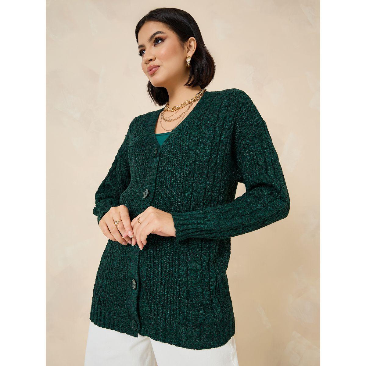 كارديجان محبوك بأزرار غلق-women-winterwear-cardigansandjumpers-cardigans-image-3