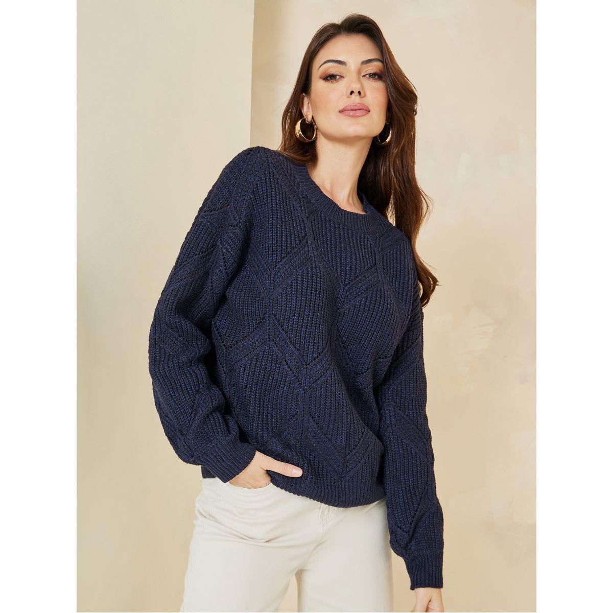 Styli Oversized Textured Round Neck Sweater-women-clothing-cardigansandjumpers-jumpers-image-3