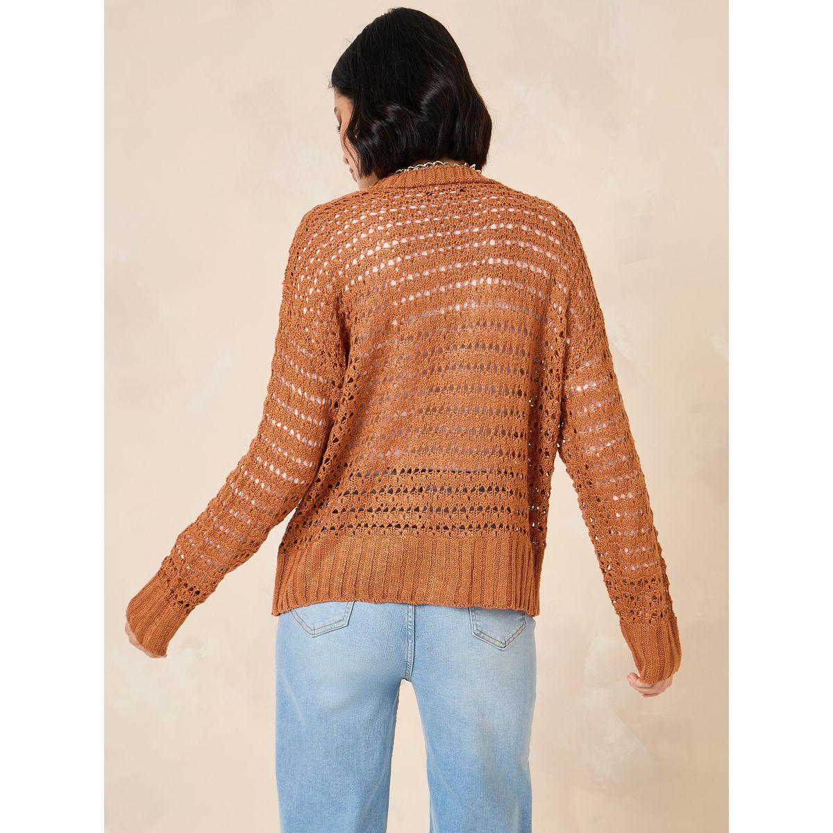 كارديجان بتفاصيل بارزة الملمس-women-winterwear-cardigansandjumpers-cardigans-image-5