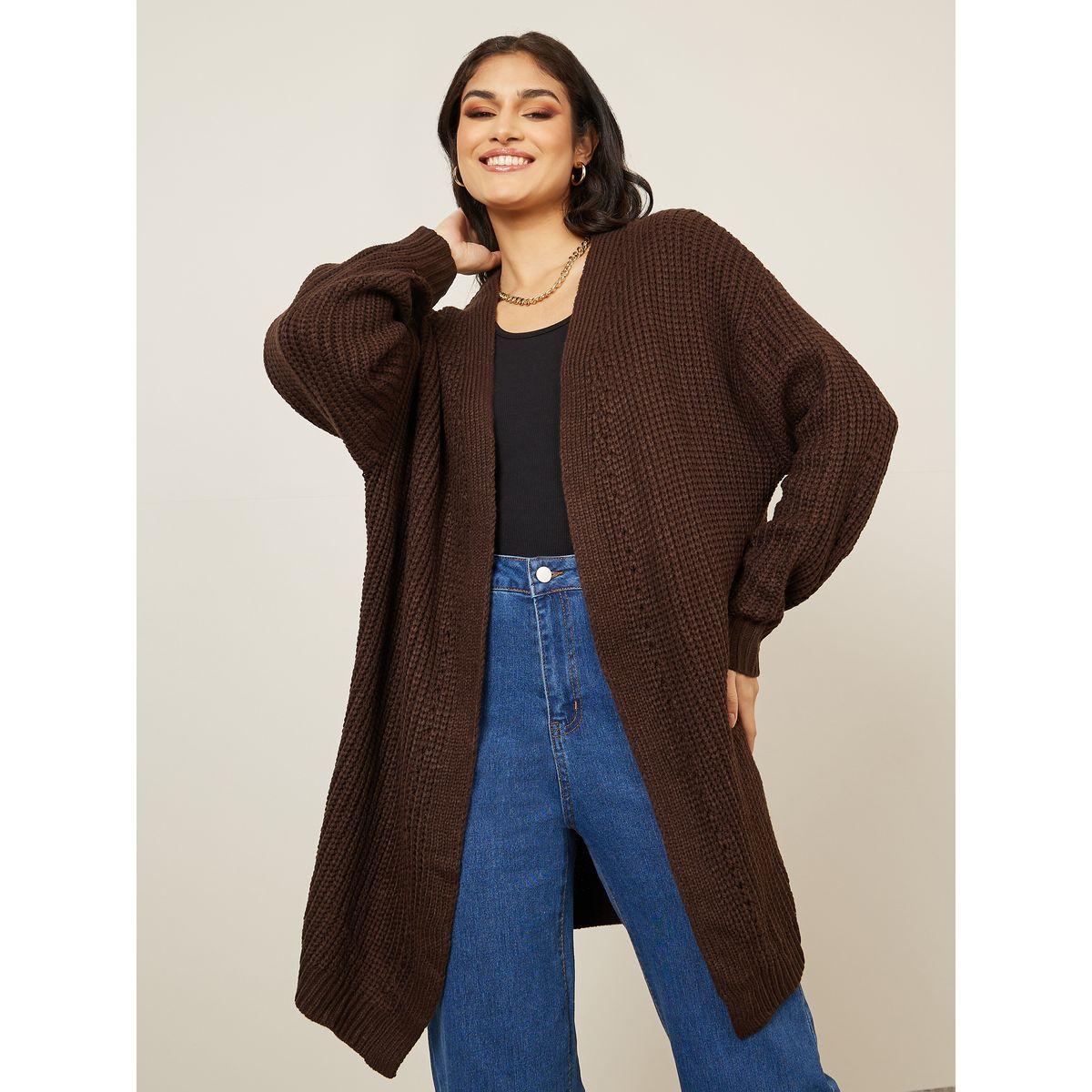 كارديجان واسع مفتوح من الامام-women-winterwear-cardigansandjumpers-cardigans-image-2