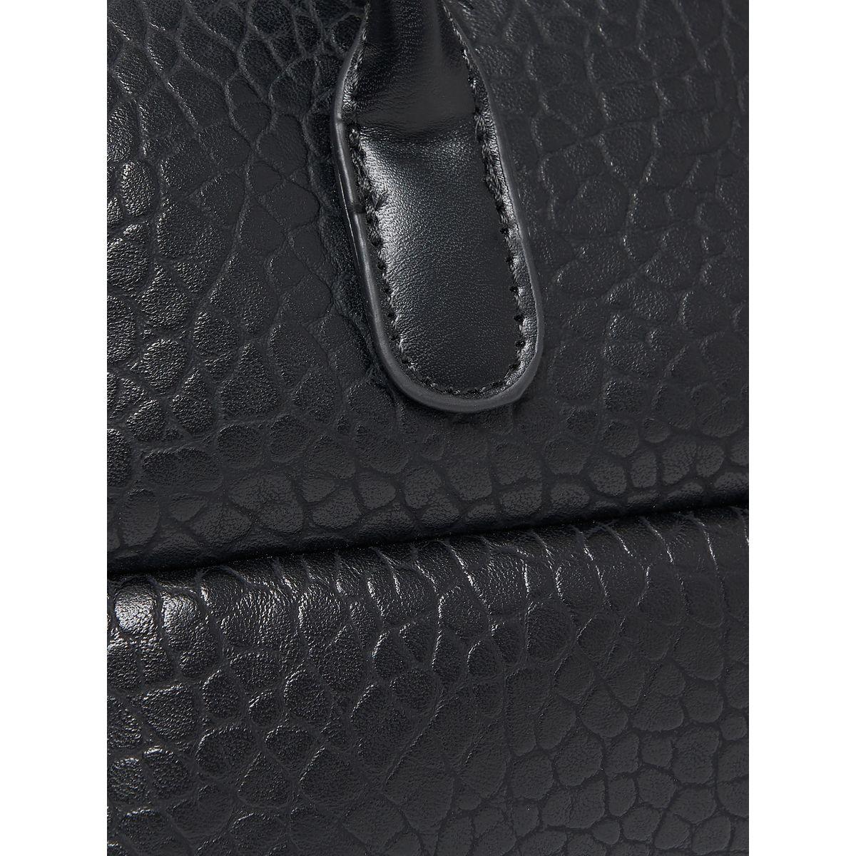 Styli Crack Textured Bag with Detachable Strap-women-bagsandwallets-handbags-image-2