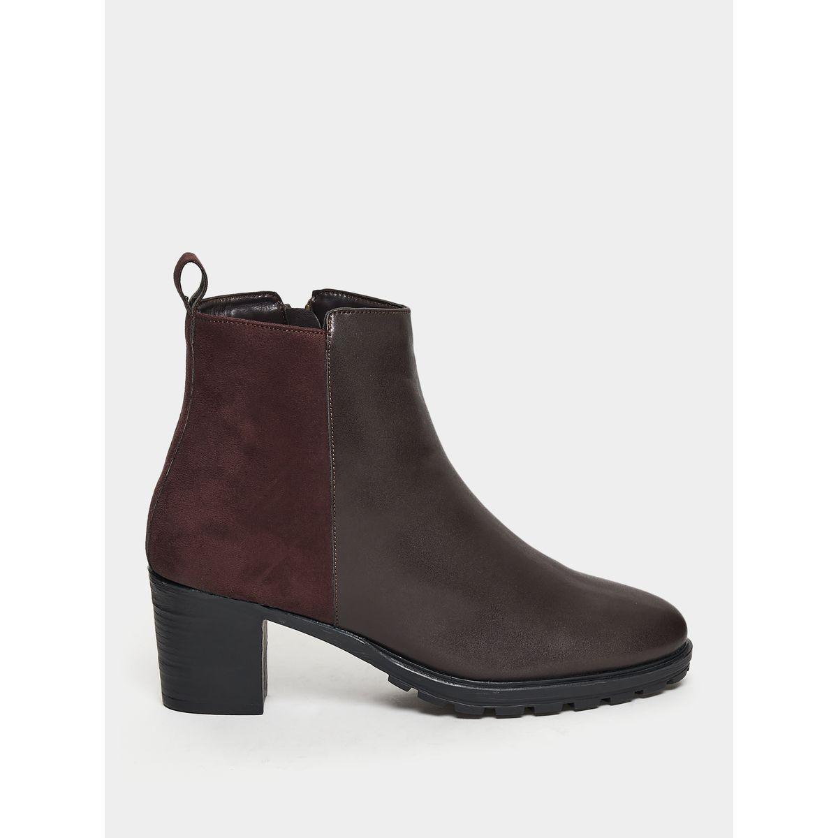 حذاء بوت بنمط كتل الالوان-women-shoes-boots-image-2