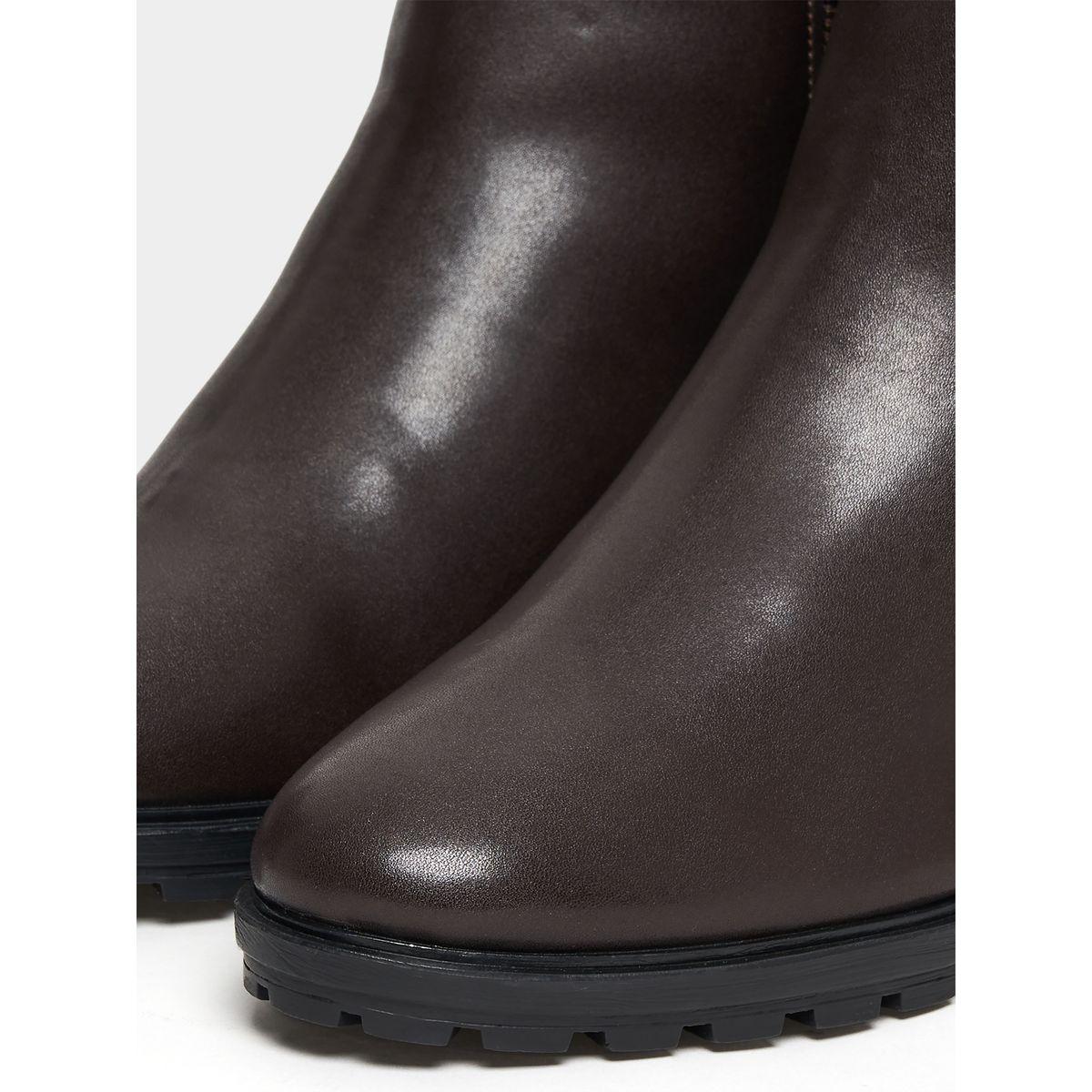 Styli Color Block Mid Shaft Block Heel Boots-women-shoes-boots-image-6