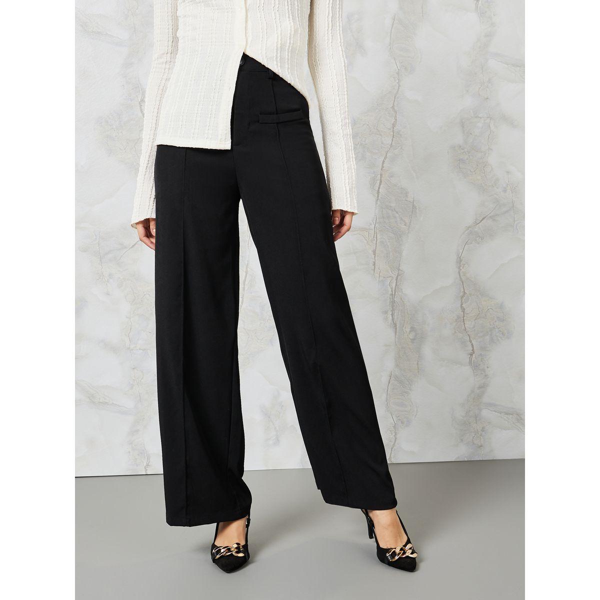 بنطال بأرجل واسعة وحزوز-women-clothing-bottoms-trousers-image-2