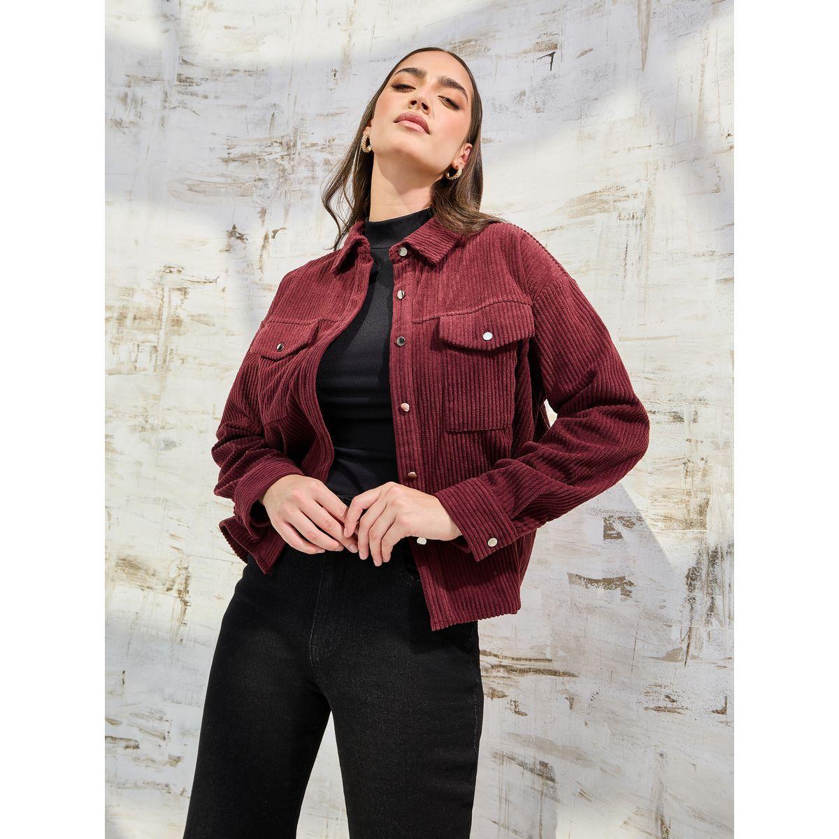 جاكيت كوردروي بجيبوب وأزرار-women-winterwear-coatsandjackets-jackets-image-4