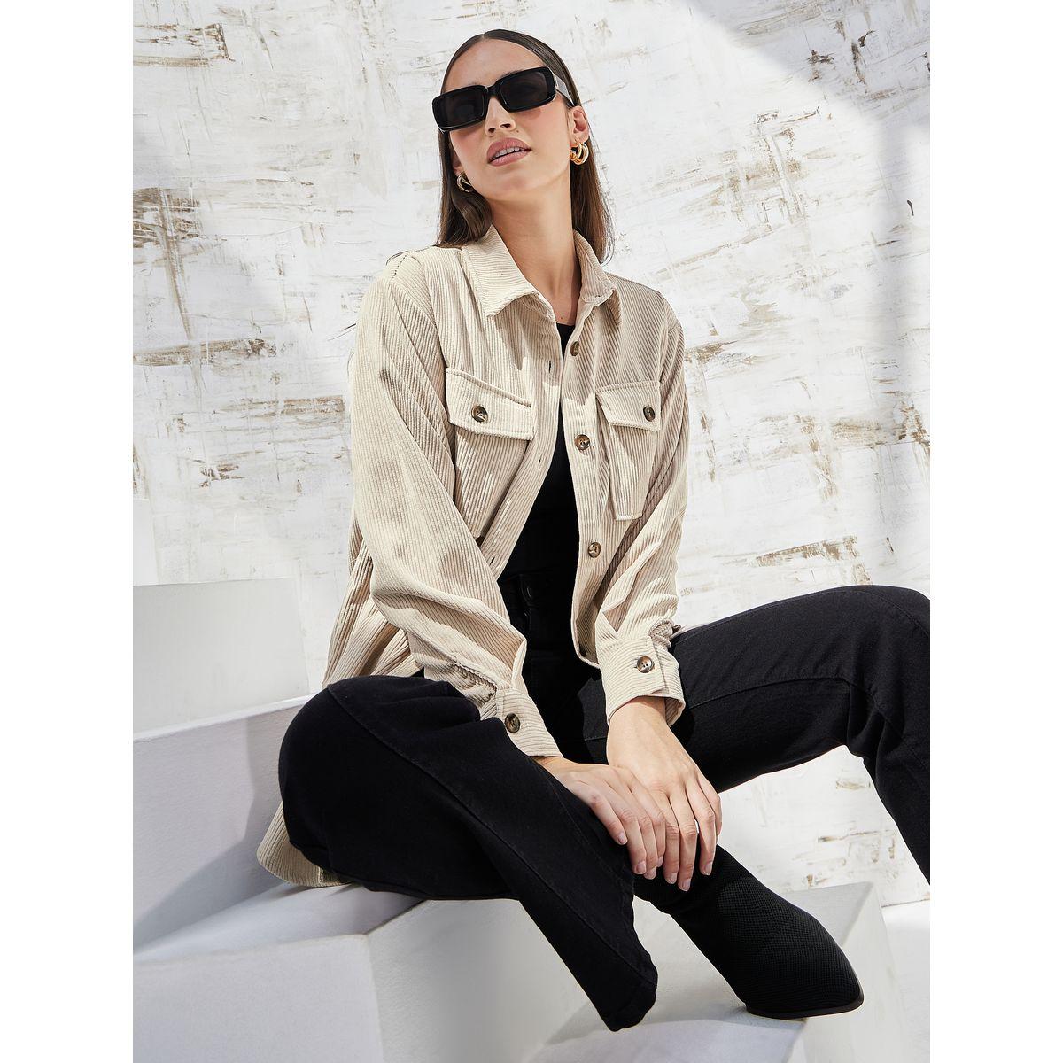 جاكيت كوردروي بجيبوب وأزرار-women-winterwear-coatsandjackets-jackets-image-1