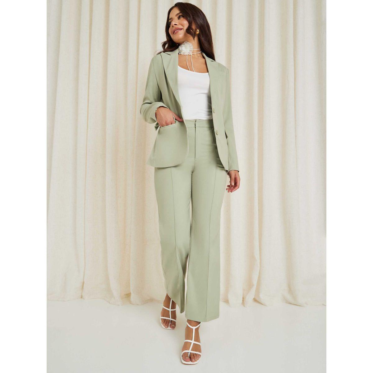 بنطال بقصة مستقيمة ودرزات-women-clothing-bottoms-trousers-image-2