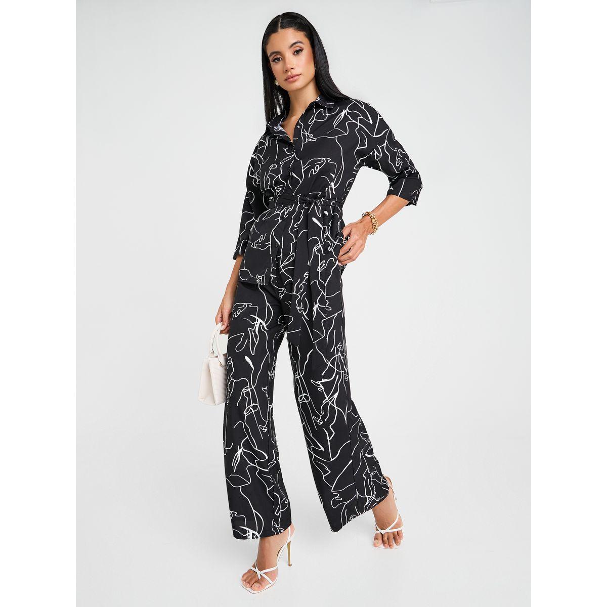 Styli Abstract Print Wide Leg Pants-women-clothing-bottoms-trousers-image-1
