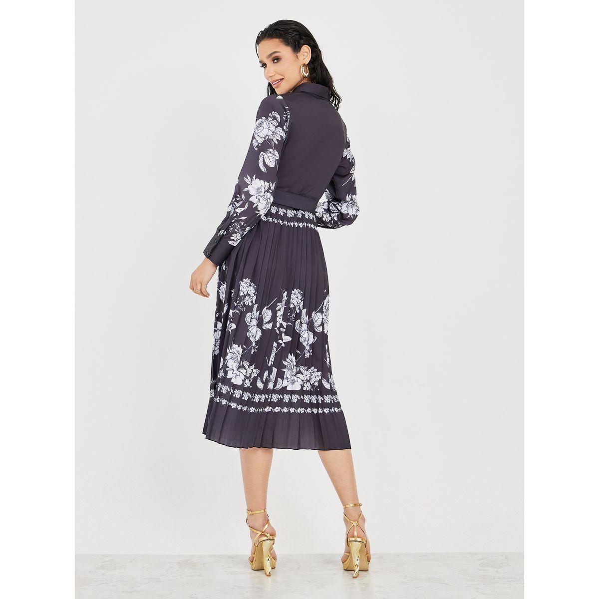 فستان ميدي مطبع بزهور-women-clothing-dresses-image-4