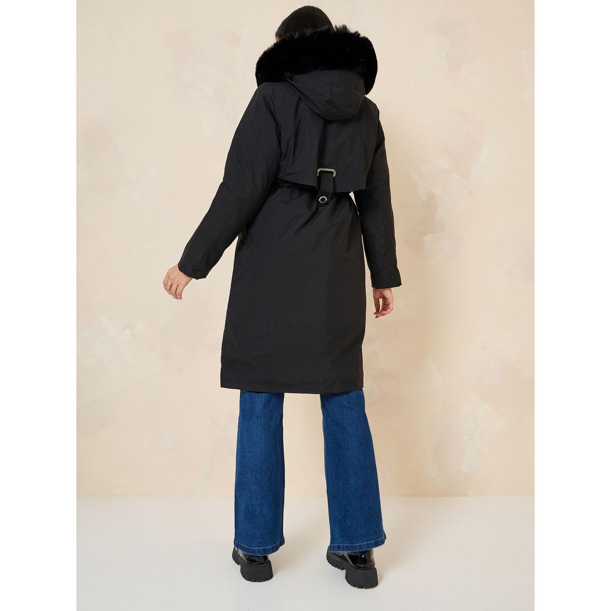 باركا بطول الركبة وياقة هودي-women-winterwear-coatsandjackets-coats-image-5