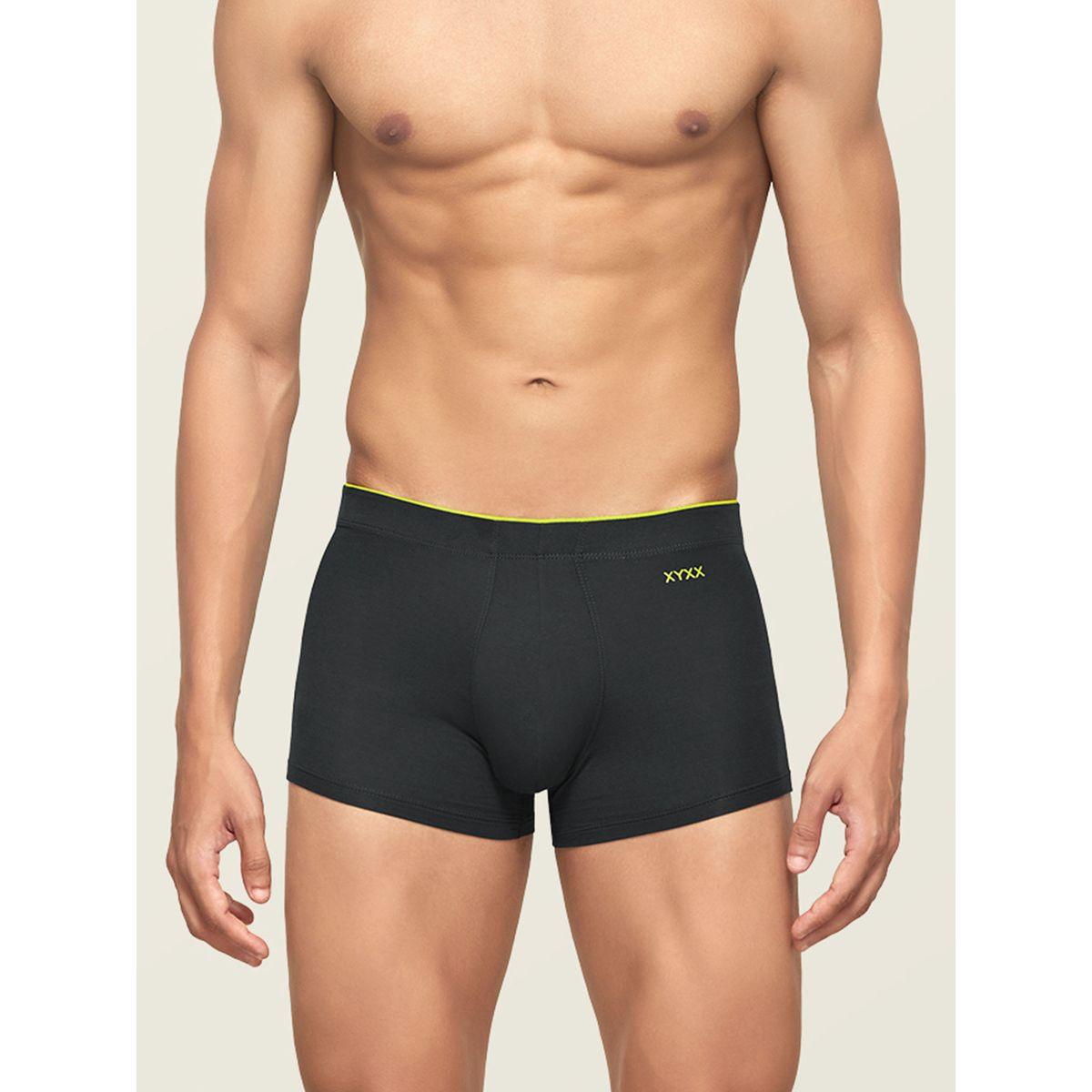 Styli Pack of 2 - Solid Logo Detail Thick Waistband Trunks-men-clothing-innerwear-underwear-image-2