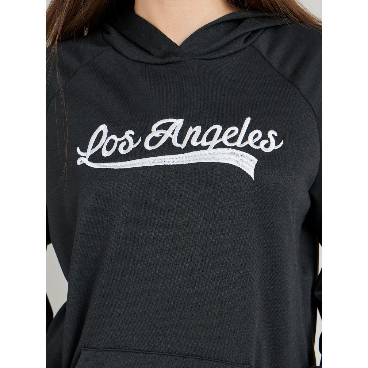 Styli Embroidered Slogan Longline Hoodie & Jogger Co-Ords-women-clothing-coordsets-image-5