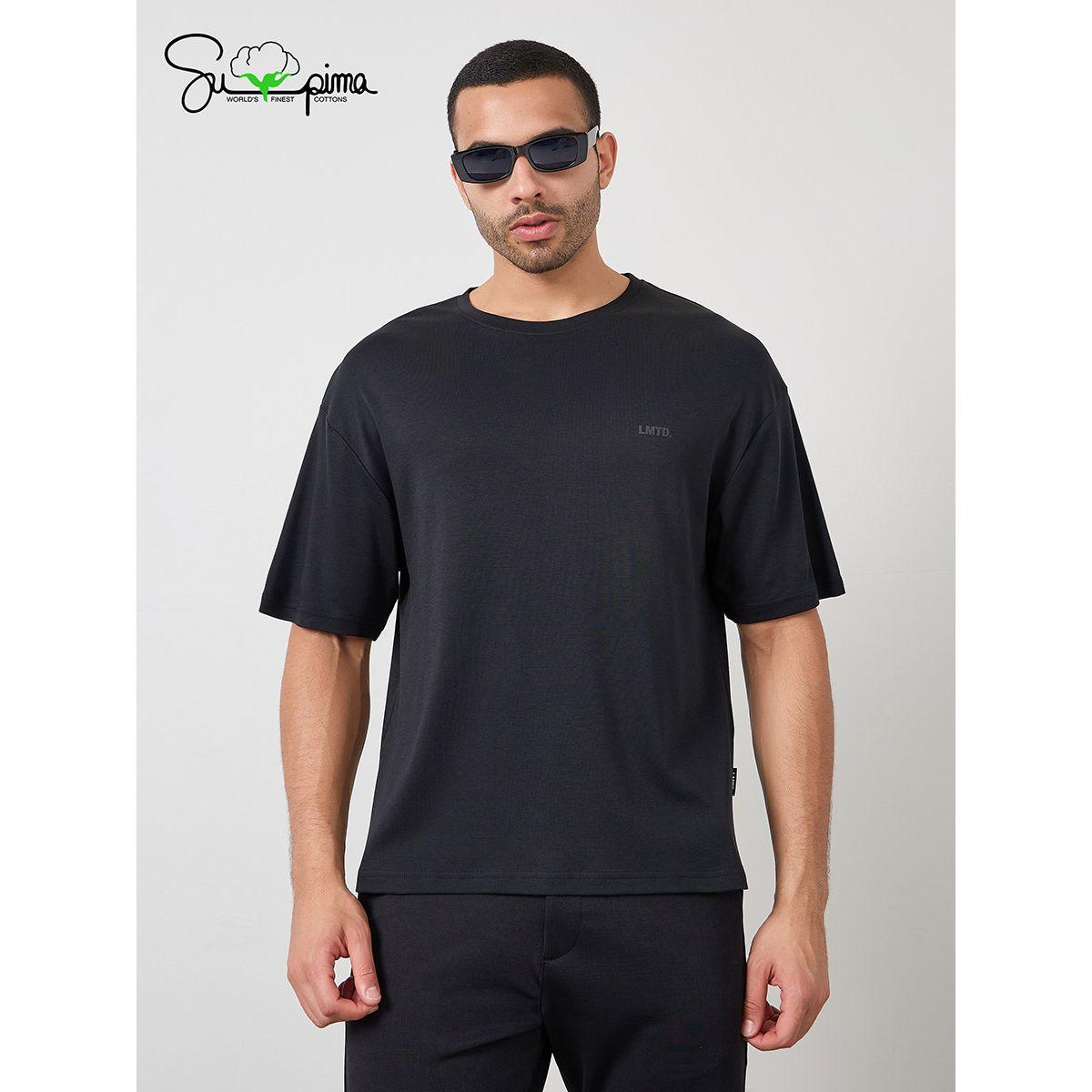 Styli Limited Luxe Supima Cotton Crew Neck Oversized T-Shirt-men-clothing-tshirtsandpolos-tshirts-image-1