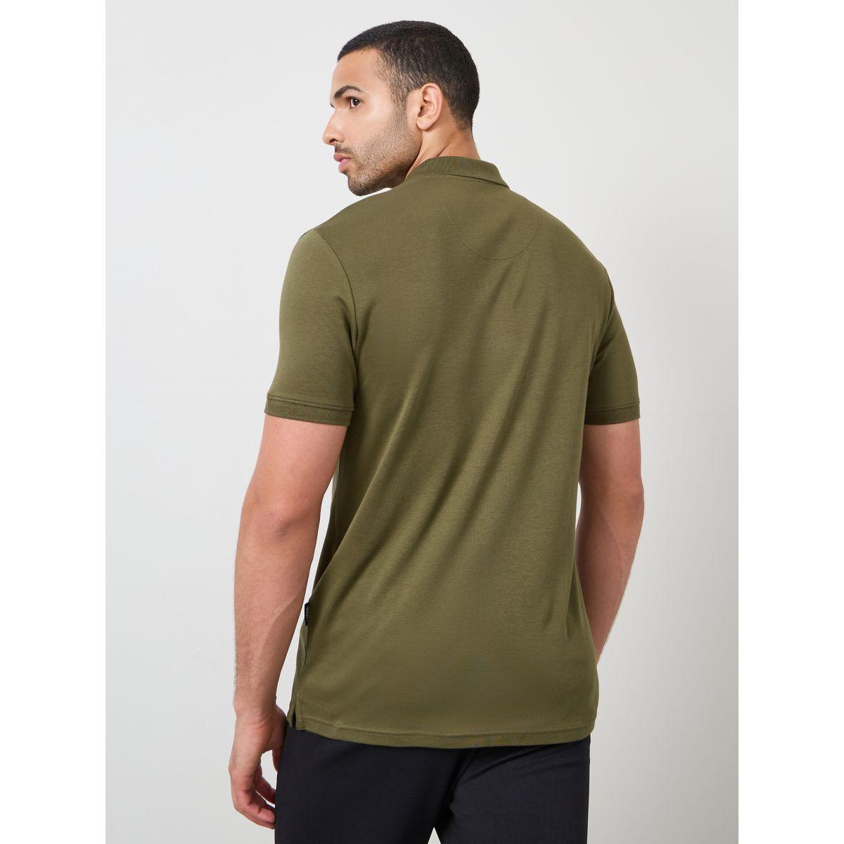 Styli Limited Luxe Supima Cotton Baseball Collar Regular Polo-men-clothing-tshirtsandpolos-polos-image-4