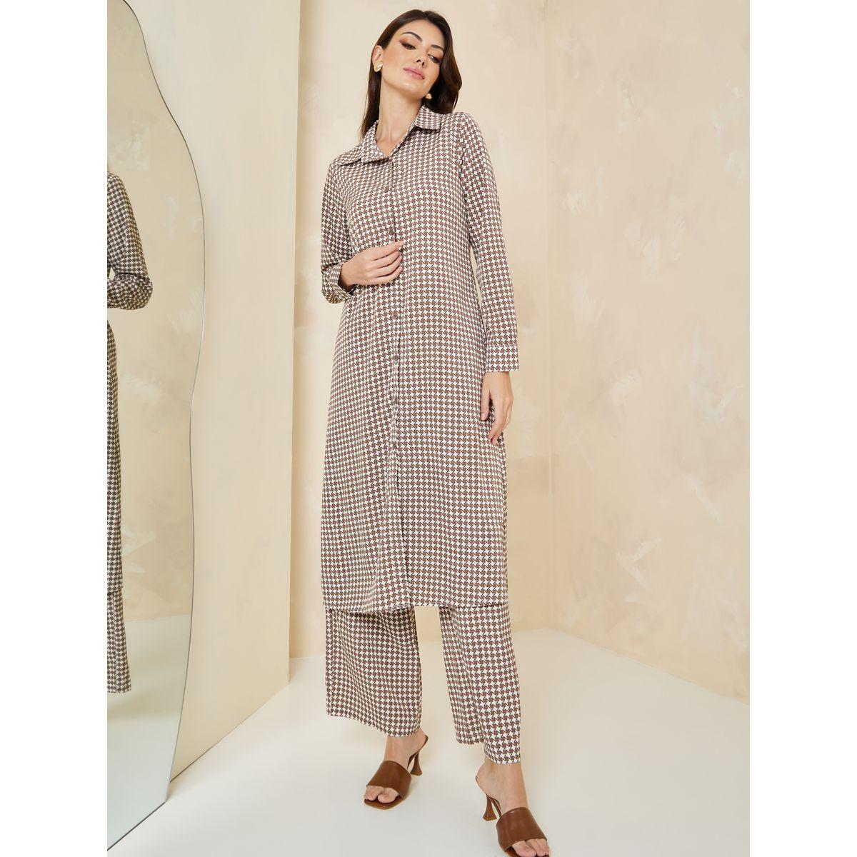 طقم من 3 ( بنطال + بلوزة + كامي )-women-clothing-coordsets-image-5