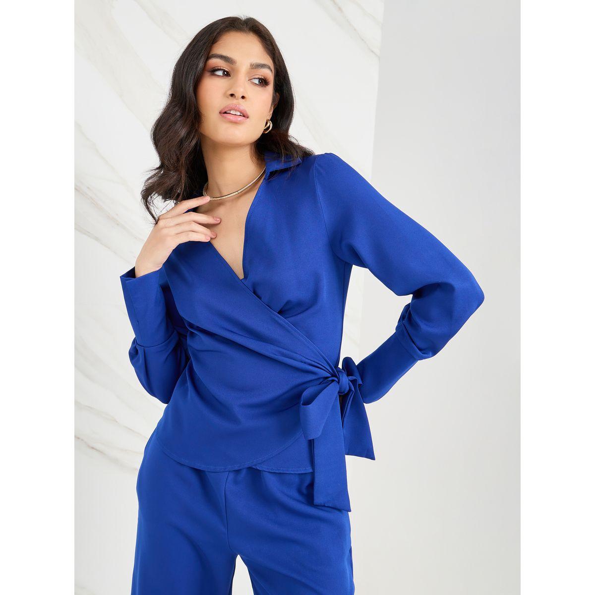 طقم منسق من ( بنطال + بلوزة )-women-clothing-coordsets-image-2