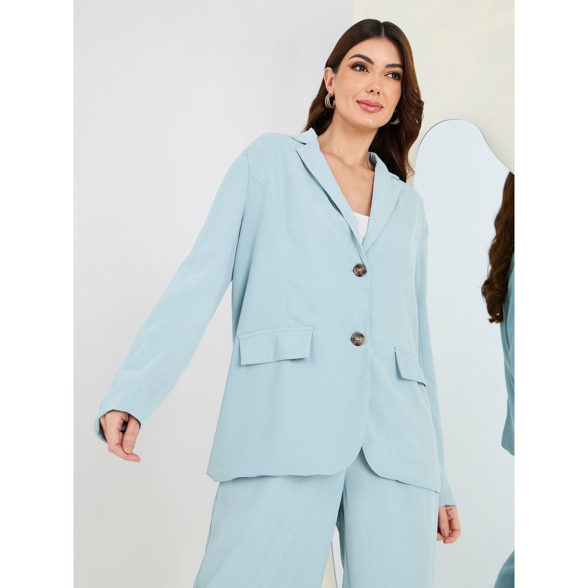 طقم منسق من ( بنطال + بليزر)-women-clothing-coordsets-image-3