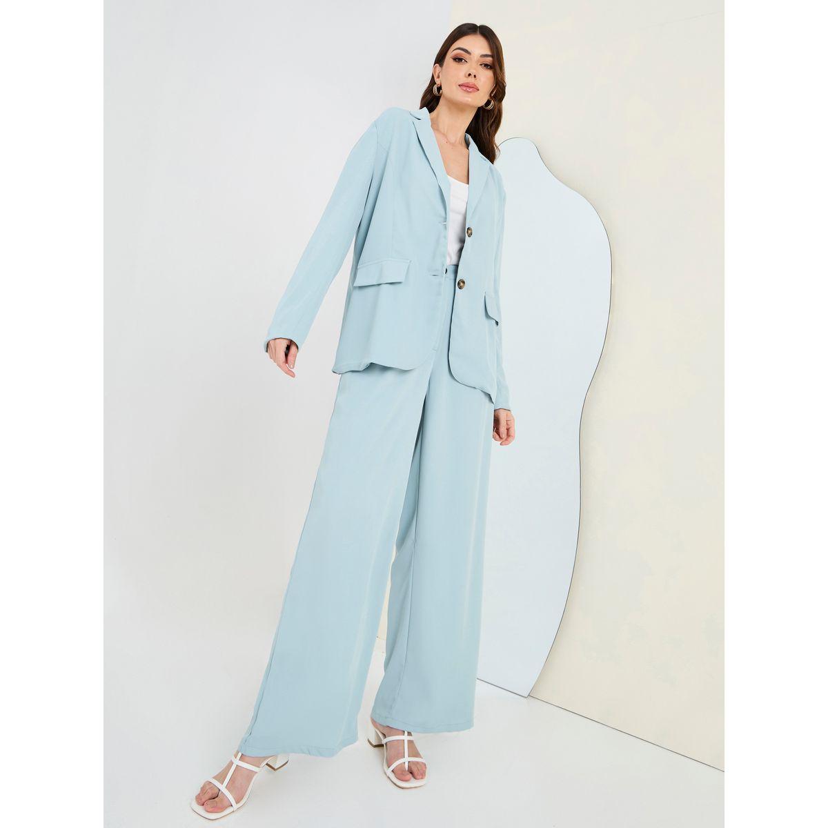 طقم منسق من ( بنطال + بليزر)-women-clothing-coordsets-image-4