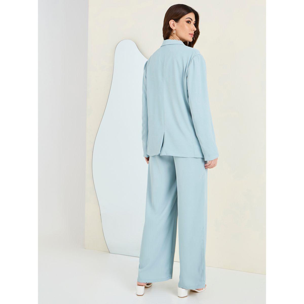 طقم منسق من ( بنطال + بليزر)-women-clothing-coordsets-image-7