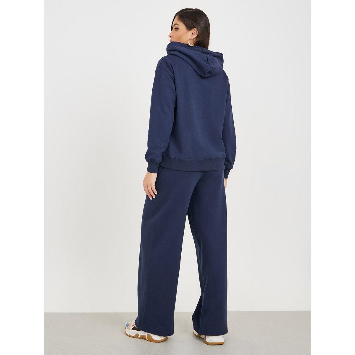 طقم منسق من جوغر وهودي سادة-women-clothing-coordsets-image-3